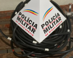 Nova Serrana: PM prende homem por furto de fiação elétrica