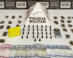 Divinópolis: PM prende homem com drogas no bairro São João de Deus