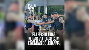 PM de Divinópolis recebe duas novas viaturas com apoio da deputada Lohanna França