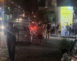 Motociclista sofre acidente na Avenida Paraná