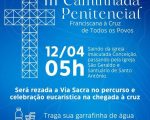 Acontece neste sábado a 3ª edição da Caminhada Penitencial
