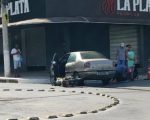 Batida entre carro e moto deixa mulher ferida no Bom Pastor, em Divinópolis