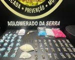GEPAR 7 prende 4 com drogas na guerra do tráfico do Aglomerado da Serra