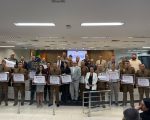 Vereadores homenageiam 17 profissionais da área de Segurança Pública
