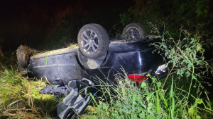 Homem morre em capotamento na MG-429, em Santo Ant&ocirc;nio do Monte