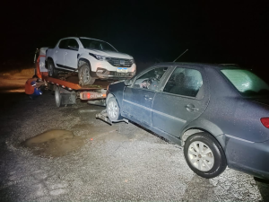 Polícia recupera caminhonete furtada e prende dois suspeitos em ação conjunta na MG-050