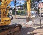 Av. Magalhães Pinto, em Divinópolis, é interditada para manutenção do asfalto