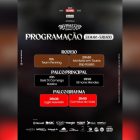 Simone Mendes e Zez&eacute; Di Camargo se apresentam neste s&aacute;bado (24) na Divinaexpo