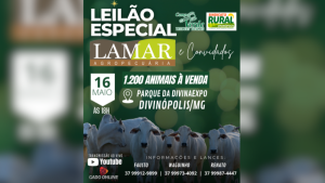 Divinaexp&ocirc; 2025: Leil&atilde;o Lamar e Convidados acontece na pr&oacute;xima sexta-feira (16)