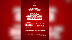 Troca antecipada de camisetas do Camarote Brahma para a Divinaexp&ocirc; come&ccedil;a nesta semana