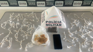 Nova Serrana: PM apreende grande quantidade de drogas