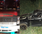 Acidente entre carro e caminhão deixa feridos na BR-494, em Divinópolis