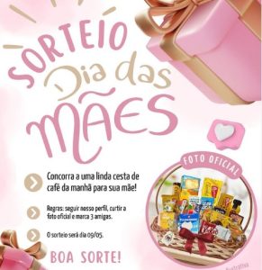 Grupo Estrutura do Viver vai sortear cesta de caf&eacute; da manh&atilde; no dia das m&atilde;es