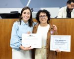 Acesa, do projeto Fazendo Arte, é homenageada na Assembleia Legislativa