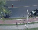 Homem morre após dois carros baterem de frente na orla da Lagoa da Pampulha