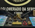 Homem que fornecia armas e treinava membros de facção é preso no Aglomerado da Serra, em BH