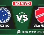 Final de jogo Cruzeiro 2×0 Vila Nova pela Copa do Brasil