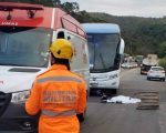 Motociclista morre após bater de frente com ônibus na BR-381, na Grande BH