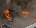 VÍDEO: escritório pega fogo no Centro de BH e mobiliza bombeiros
