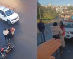 Vídeo: Homem fica ferido em acidente no Nossa Senhora das Graças, em Divinópolis; moradores pedem sinalização no local