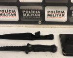 Homem que ameaçava pessoas com faca em festa de Ermida é preso