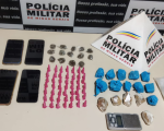 Lagoa da Prata: Polícia Militar apreende grande quantidade de drogas