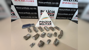 Jovem &eacute; preso por tr&aacute;fico de drogas em Santo Ant&ocirc;nio do Monte