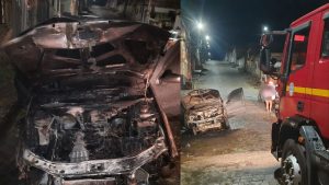 Formiga: Suspeita de inc&ecirc;ndio criminoso em ve&iacute;culo mobiliza Bombeiros e Pol&iacute;cia