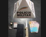 Pitangui: PM prende acusado de tráfico de drogas