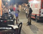 Mulher é baleada a tiros em frente a estabelecimento comercial, em Nova Serrana