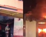 Veículo pega fogo em garagem de casa em Nova Serrana