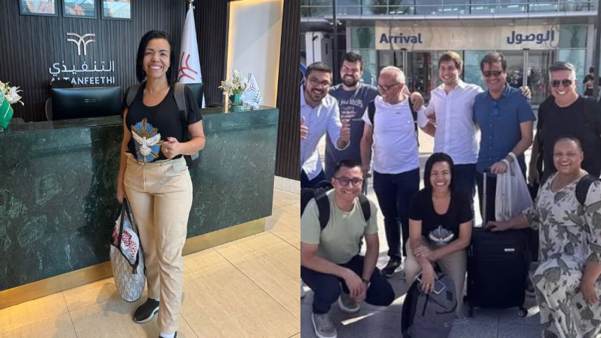 Vice-prefeita de Divinópolis, Janete Aparecida embarca na Arábia Saudita de volta ao Brasil