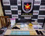 Lagoa da Prata: PM apreende arma de fogo e Drogas