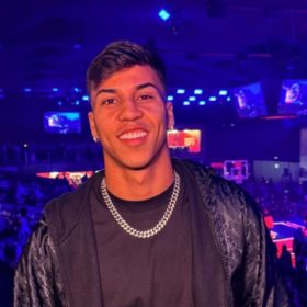 Atletas do Cruzeiro, Gabigol e Kaio Jorge, marcam presen&ccedil;a em evento da NBA em S&atilde;o Paulo