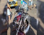 Homem tenta fugir da PM, cai da moto e é preso em Divinópolis
