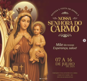 Carmo do Cajuru prepara Festa de Nossa Senhora do Carmo