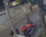 Vídeo: Entregador de lanches é assaltado no bairro Ipiranga, em BH