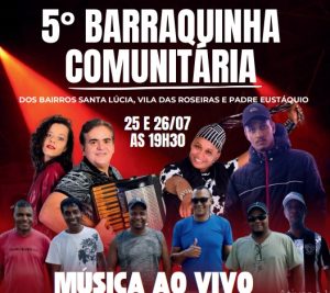 Acontece neste final de semana a 5&ordm; Barraquinha Comunit&aacute;ria do Santa L&uacute;cia