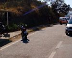 Batida entre duas motos e um carro deixa casal ferido na MG-050, em Itaúna