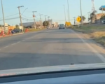 Após bloqueio no trevo do Parque de Exposições por causa de acidentes; motorista flagra imprudência