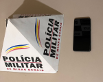 Lagoa da Prata: PM prende acusado de roubo e recupera celular