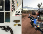 Operação da PM em Nova Serrana prende cinco suspeitos e apreende adolescente por tráfico e posse de arma