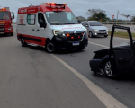 Capotamento na MG-050 entre Divinópolis e Carmo do Cajuru deixa homem ferido