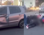 VÍDEO: Acidente entre moto e carro é registrado em Divinópolis