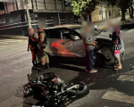 Divinópolis: Motociclista fica ferido ao ser atingido por carro no Bom Pastor