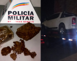 PM recupera veículo clonado e apreende drogas em Nova Serrana