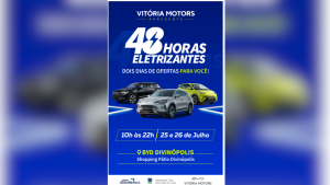 &rsquo;48 Horas Eletrizantes&rsquo; da BYD chega ao Shopping P&aacute;tio Divin&oacute;polis com ofertas exclusivas nos dias 25 e 26 de julho
