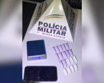 Motociclista é preso por tráfico de drogas em Cláudio