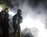 Formiga: Bombeiros combatem incêndio em galpão industrial