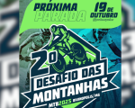 Inscrições abertas para o 2º Desafio das Montanhas- MTB 2025; maratona acontece dia 19 de outubro